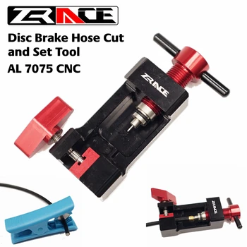 

ZRACE Bike Tubing Cutter Bicycle Hydraulic Disc Brake Hose Tube Cutter Insert & Olive & Connector Insert Tool 7075 CNC tools
