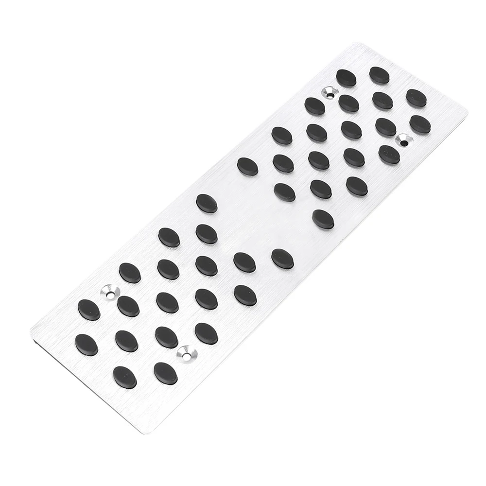 Accelerator Fuel Foot Pedals Footrest Covers Pads Kit For VW Jetta Golf Passat Tiguan Touran Automatic Transmission