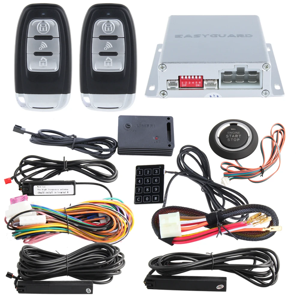 smart key motorcycle alarm system