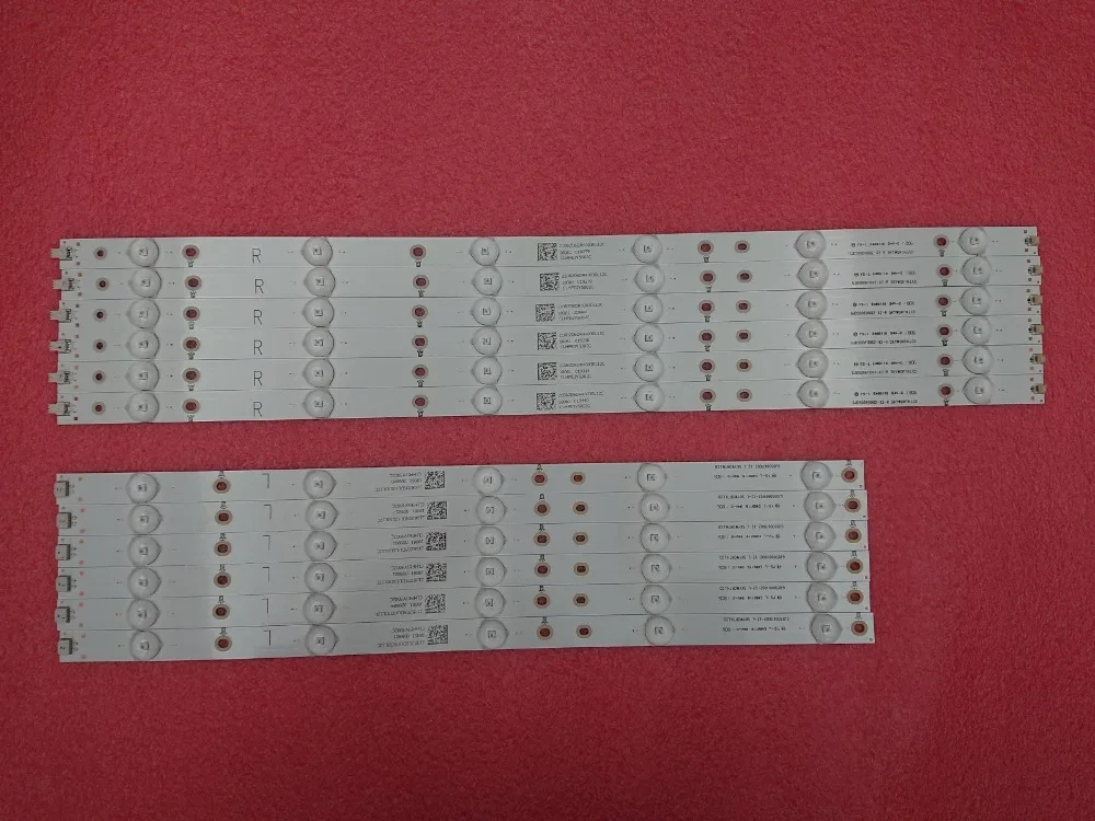 Светодиодный Подсветка полосы (12) для LC 50LB370U 50PFK4509 50PFH5300 50PFT5300 50PFL6340 50PFL6540 50PFT6510