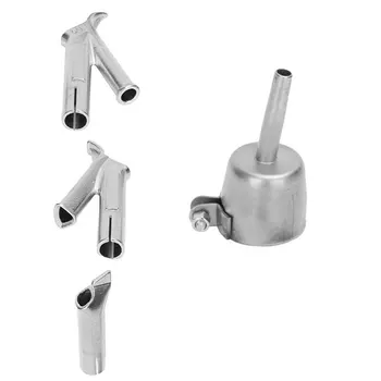 

4pcs Speed Welding Nozzles For Vinyl PVC Plastic Hot Heat Air Gun Triangle Speed Nozzle 5mm Round Weld Tip Titanium Alloy Y Type