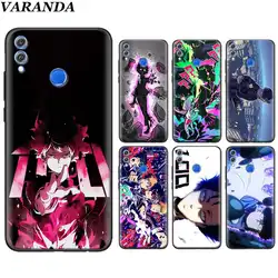 Mob Psycho 100 Аниме Силиконовые чехлы для huawei Honor 10 20 Lite 20 Pro Y6 Y7 Y9 2019 8X 8A 8C 8S черный мягкий чехол