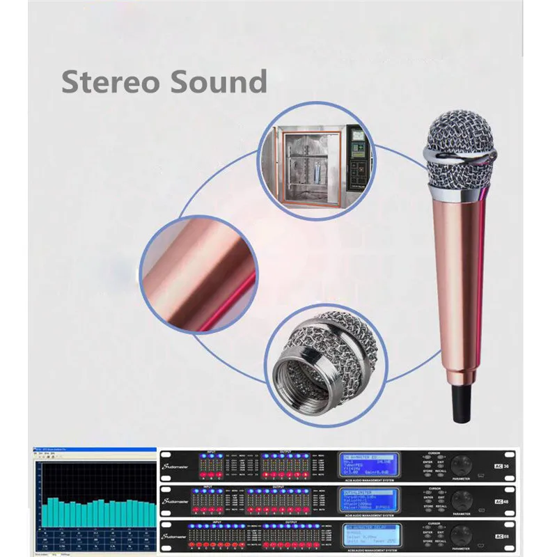 6 Personal Microphone Network Anchor Stereo Sound Phone Mini Microphone for iPhone Xiaomi Samsung Phone 3.5mm Mini Wired Condenser