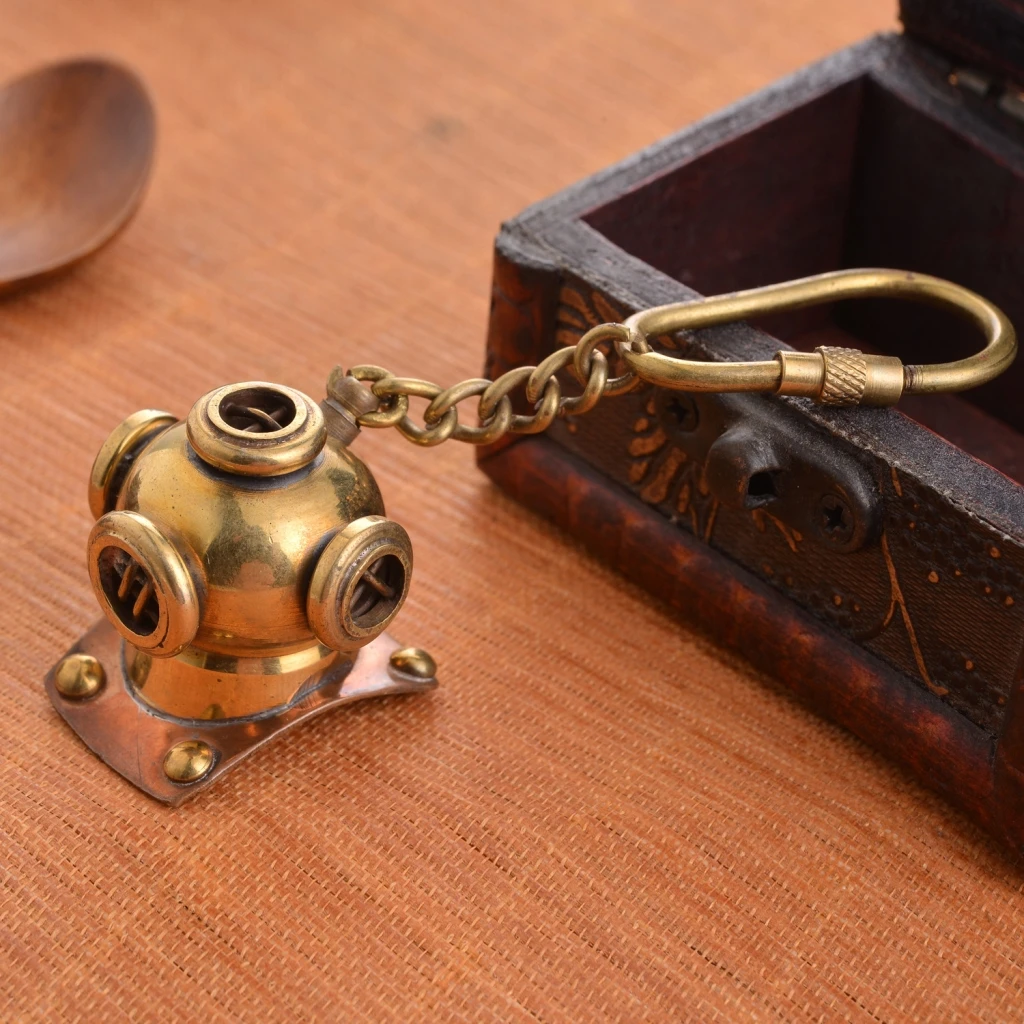 Women Mens Gift Vintage Mixed Styles Design Steampunk Copper Keychain Keyring 