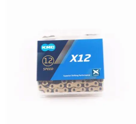 

KMC X12 12 speed 126L MTB Mountain Bike Bicycle Chain 12s GOLD, Silver