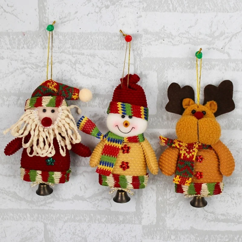 Рождественские украшения сидящий Отец Рождество Санта Клаус Снеговик фигурка, плюшевая игрушка кукла Рождественская вечеринка елочные игрушки дома