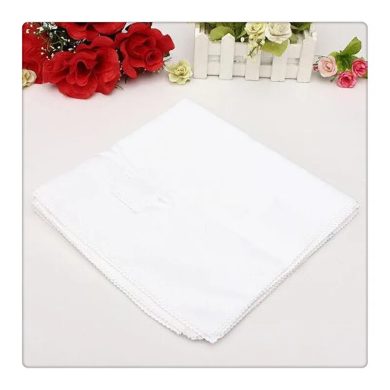 

100pcs 19'' x 19'' white fabric napkins Napkins Linen free shipping