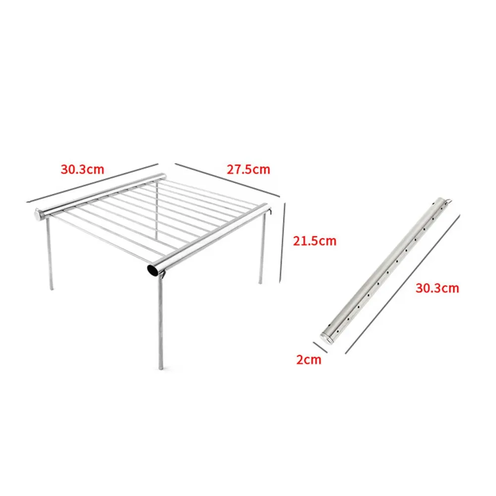 Портативный Нержавеющая сталь барбекю гриль складной гриль мини карман для гриля, барбекю аксессуары для дома и сада парк Кемпинг пеший Туризм