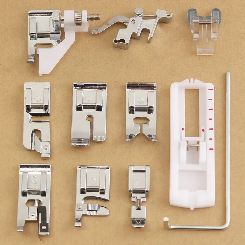 11 шт./компл. защелкивающаяся крышка прижимных лапок для низким ножным приводом для Husqvarna швейная машина Запчасти электрическая швейная машина инструмент