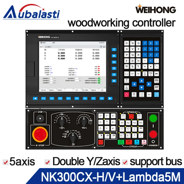 Bus Protocal Weihong 5 Axis Cnc Router Controller Nk300cx H Vlambda5m Software Ncstudio V10 Bus Protocal Weihong 5 Axis Cnc Router Controller Nk300cx H Vlambda5m Software Ncstudio V10