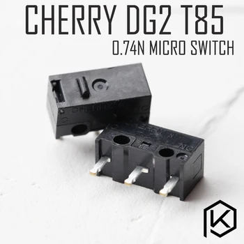 

5pcs/lot Free shiping cherry Micro Switch Microswitch dg2 t85 for Mouse Microswitch black point 0.74n golden point