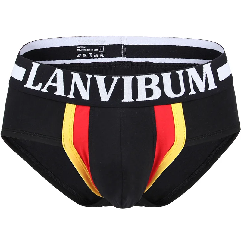 LANVIBUM мужская одежда новая мода хлопок Calzoncillos Сексуальная Bielizna Meska забавное