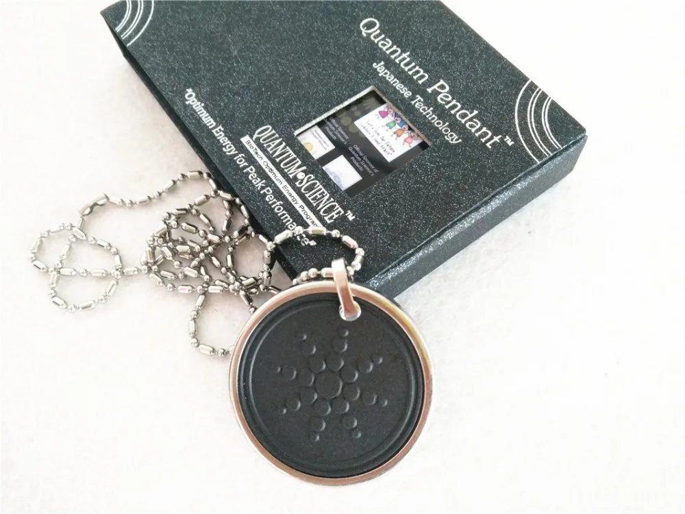 001C Quantum Pendant Japanese Technology Pendant 5000CC High Ions Mineral With Stainless Steel