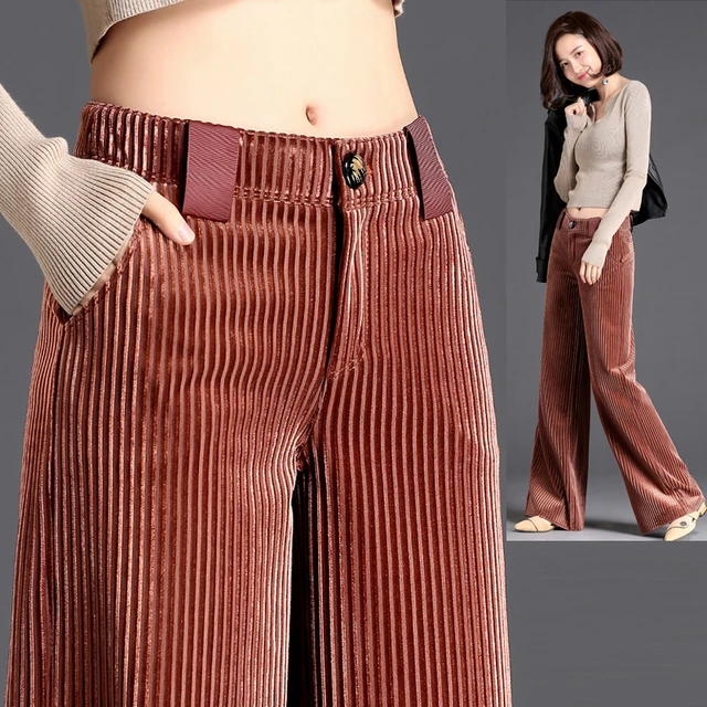 Buy ON & ON Women Straight Pant (3XL, New red) at