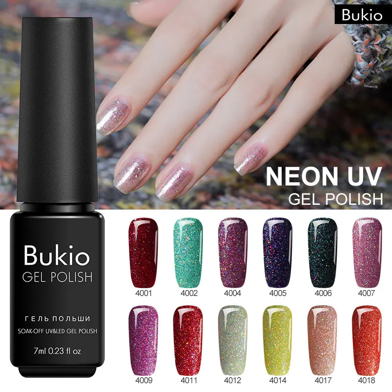 Bukio Lucky Цвета неоновый гель для ногтей Гибридный лак дизайн Постоянная УФ