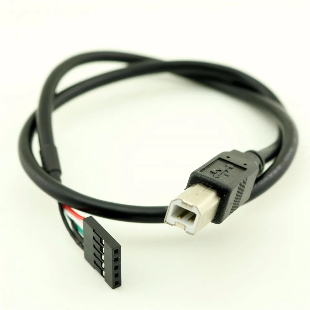 1 шт. 50 см USB 2 0 Тип B штекер Dupont 5 контактный Женский адаптер материнской платы
