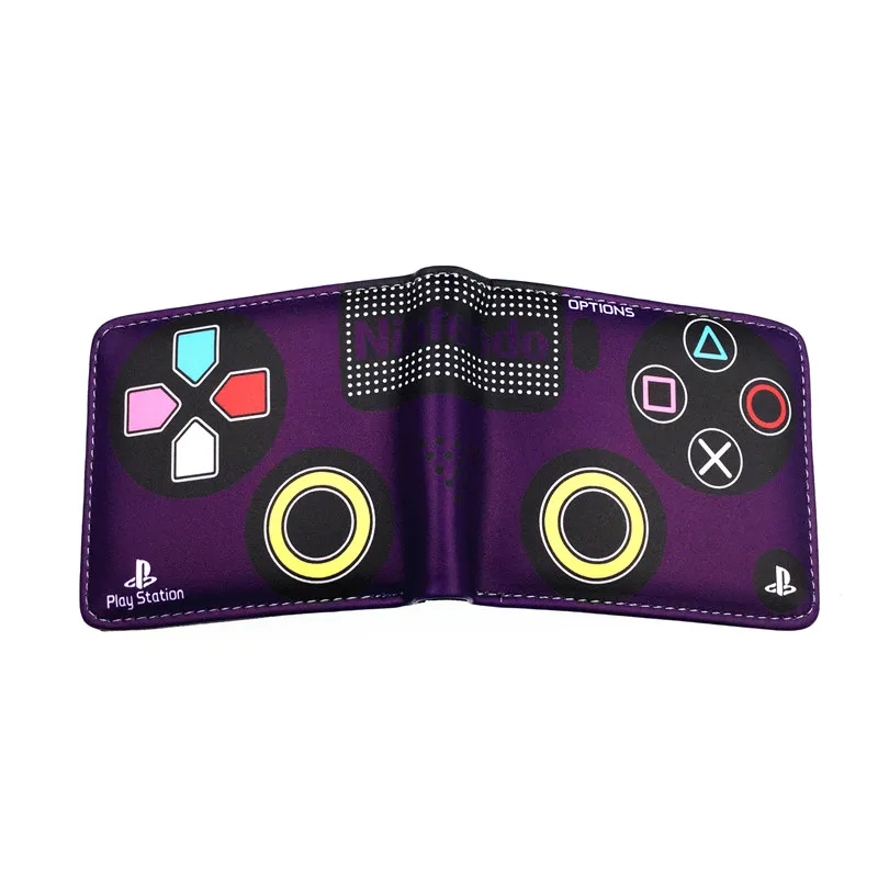 Горячая игровой кошелек nintendo Playstation короткий кошелек милый дизайн с держателем для карт кошелек для монет