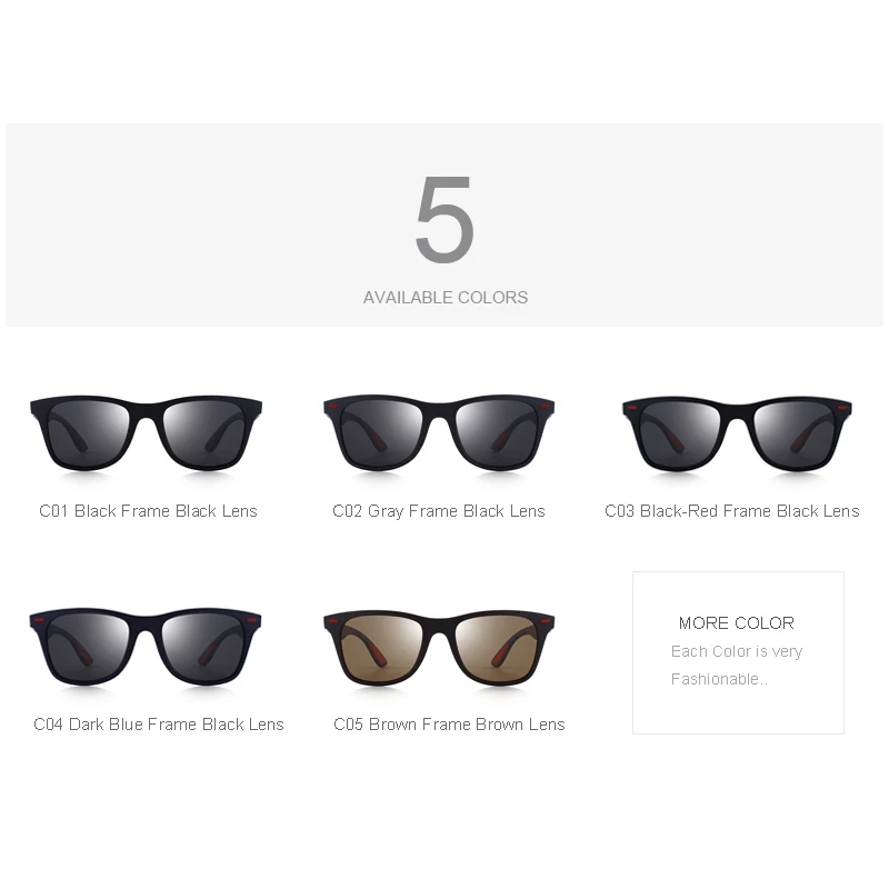 Солнцезащитные очки с поляризацией и заклепками в квадратной оправе|Мужские