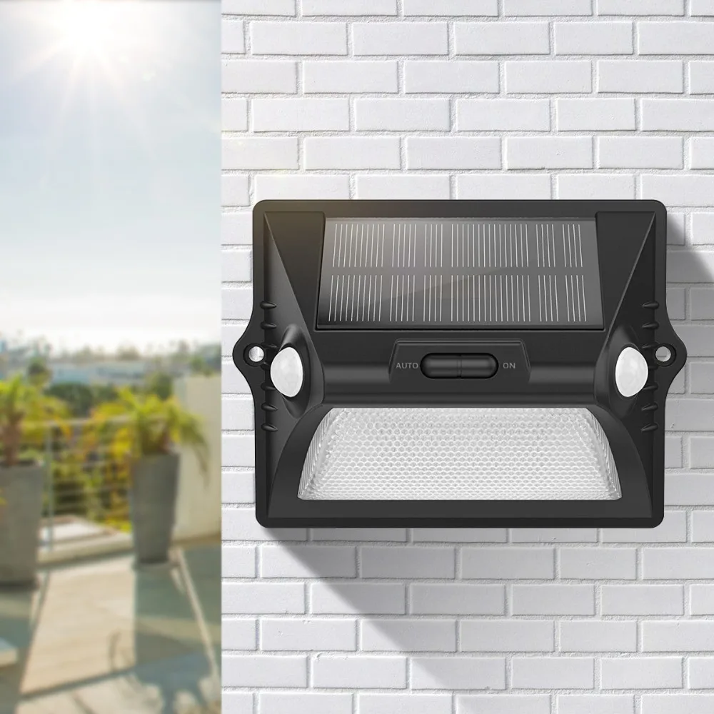 

Outdoor Lighting LED Solar Light Dual FIR Motion Sensor LED Wall Lamp RGBW Waterproof Garden Light LED Light For Home