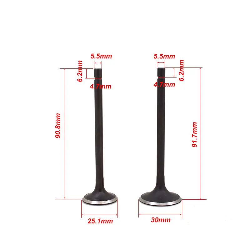 Motore Del Motociclo Valvola Di Aspirazione Di Scarico Stelo Della Valvola Di Tenuta Olio Per Sym Zhonghua Zh125 Zh 125 125Cc