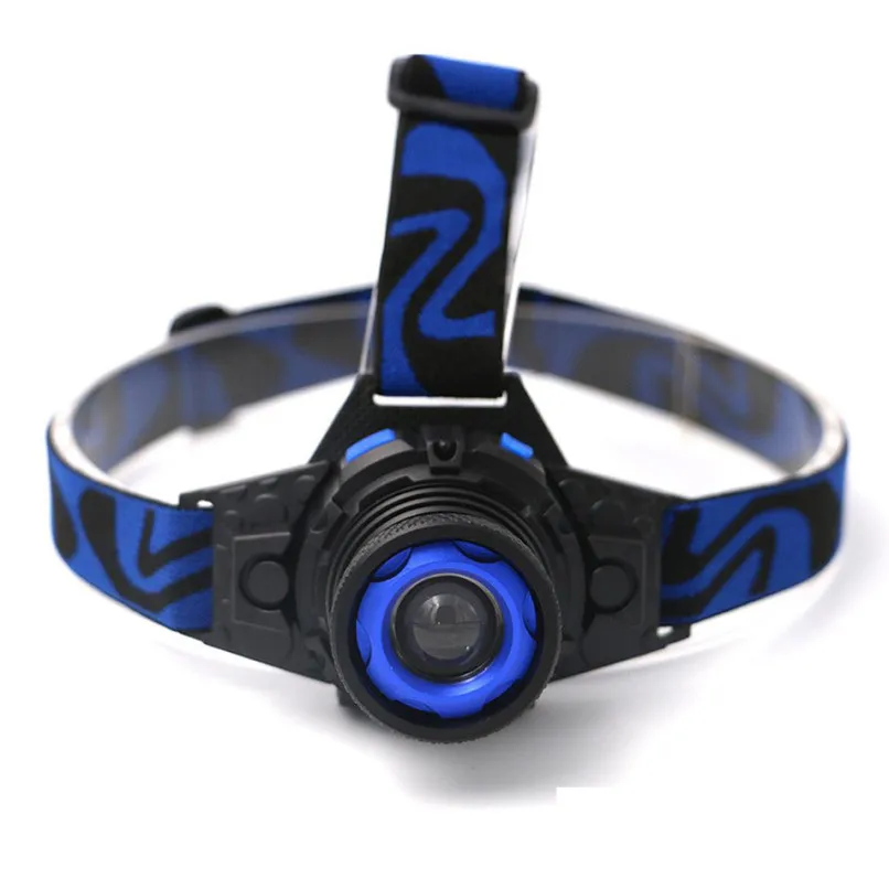 

1000LM Tactical Headlight Zoomable Rechargeable XPE LED Headlamp+Tube Torch LED Flashlight+Car Charger H1TY0