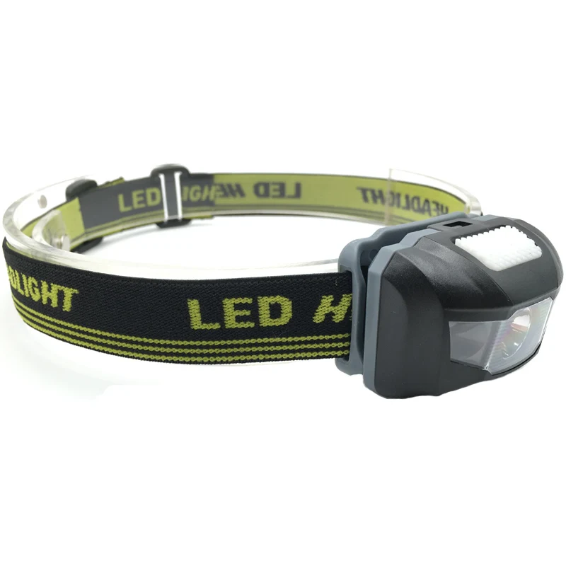 LED Infrared Ray 4 Modes R3+2 Headlight HeadLamp AAA Head Fish Light Lamp Torch