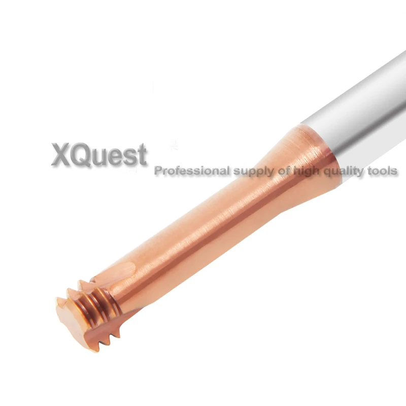 Xquest однотонные с карбидовой нитью фрезы резаки UNF 1-72 2-64 3-56 4-48 6-40 8-36 10-32 CNC единого резьбонарезной Фрезер 1/4-28 3/8