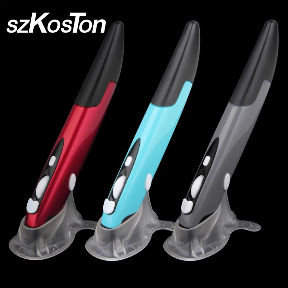 

Mini Wireless Optical Pen Mouse 2.4G 1000 DPI 4 Buttons Pencil USB Ergonomic Mice for Computer Laptop Notebook Desktop