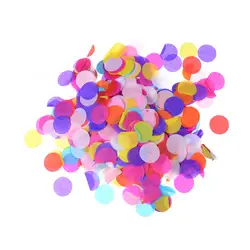 1 упаковка новых круглых конфетти из папиросной бумаги метания Свадебные украшения для праздничного стола цвета смешанные 2,5 см