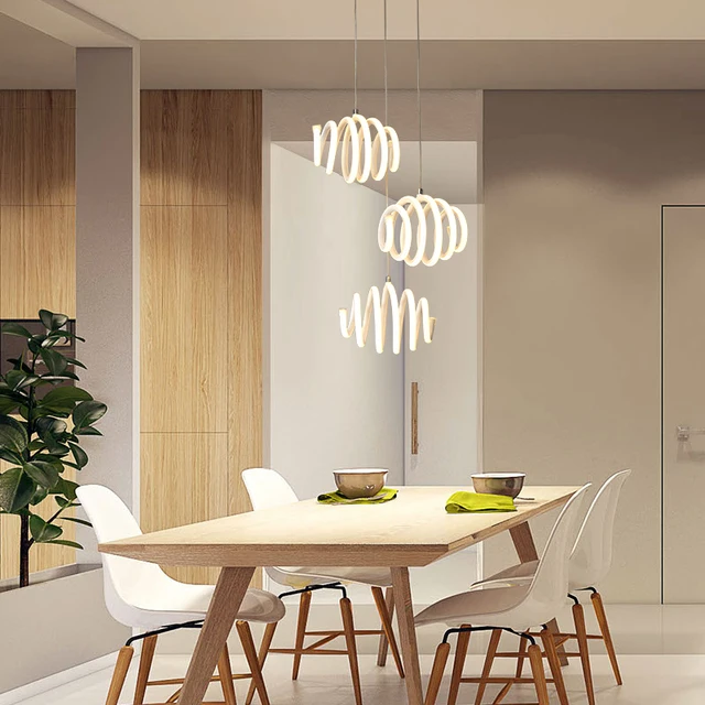Moderno Ciondolo Luce led per Cucina Sala da pranzo Lampada a ... Moderno Ciondolo Luce led per Cucina Sala da pranzo Lampada a ...