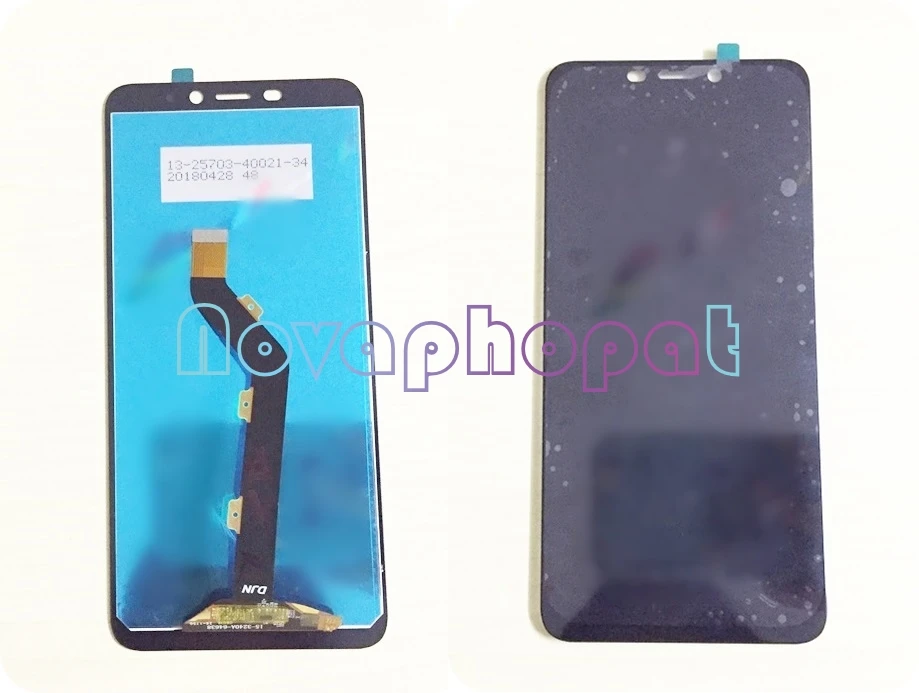 

Novaphopat Black LCD Screen For Infinix Hot S3 X573 Touch screen digitizer Sensor With LCD Display Full Assembly Replacement