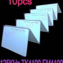 TK4100 EM4100 RFID карт ультра-тонкий 0,8 мм RFID 125 кГц карта бесконтактная смарт-карта из ПВХ подходящие по размеру карт для доступа Управление посещаемость времени