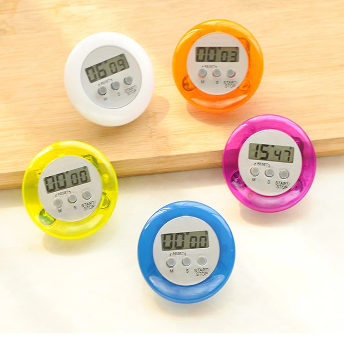 

Round Magnetic Digital Countdown Timer Alarm With Stand Kitchen Timer Practical Cooking Timer Alarm Clock