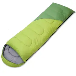 Походный конверт спальный мешок термальный Взрослый Открытый путешествия непромокаемая спальная кровать подходит для весны, лета и осени