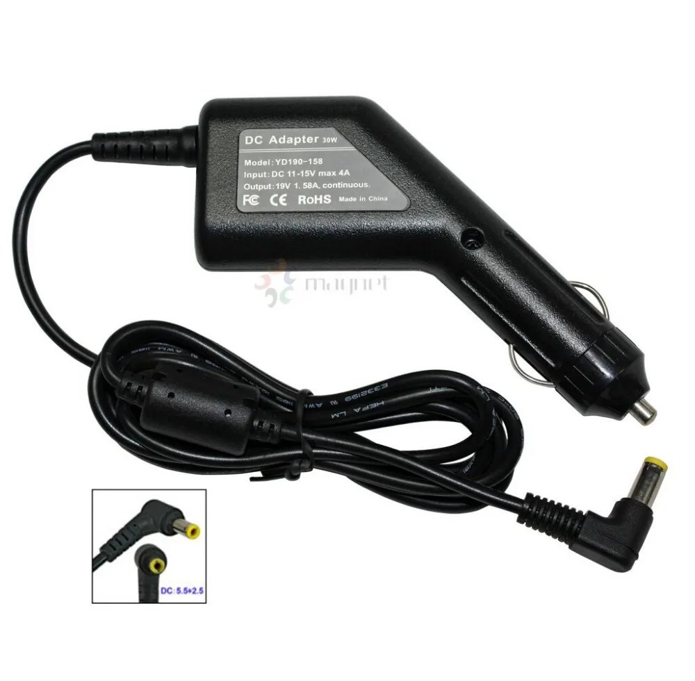 19V 1.58A Laptop Car Adapter Charger For Dell Inspiron Mini 9 10 1010