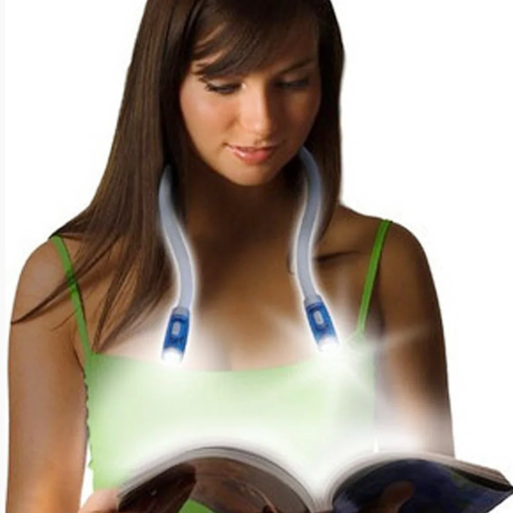 

60CM Flexible Novelty light LED Reading Book Night lamp Adjustable 4 Modes AAA battery powered Camping Fishing Hiking Lighting D