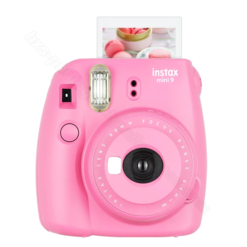 Пленочная камера Fujifilm Instax Mini 9, Fuji Mini 7 s, Tsum, Kumamon, Minion Instax Instant Mini camera s, принтер Instax SP-2 - Цвет: Mini9-Pink flamingo