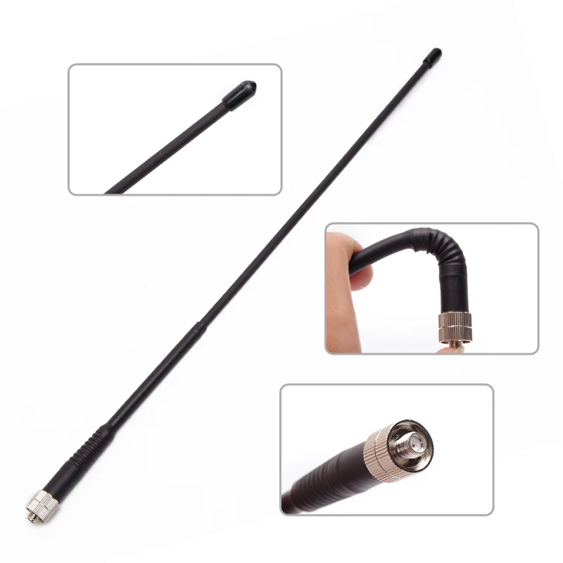 

Abbree NA-777 Colorful Dual Band VHF/UHF SMA-Female Walkie Talkie Antenna for Handheld Baofeng UV-5R UV-82 BF-888S Ham Radio