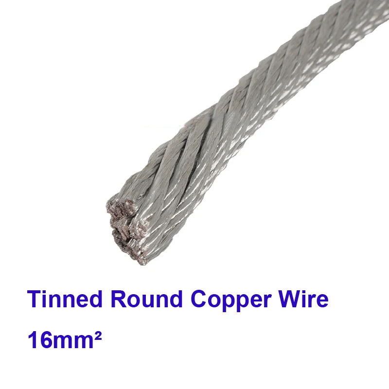 2m/Lot High Quality Red Coppper Electric Cable 16 Square Tinned Copper Stranded Wire | Обустройство дома