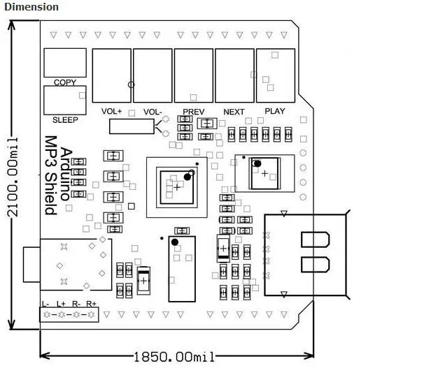 USB SD MP3 щит, Поддержка FAT16/FAT32 файловой системы