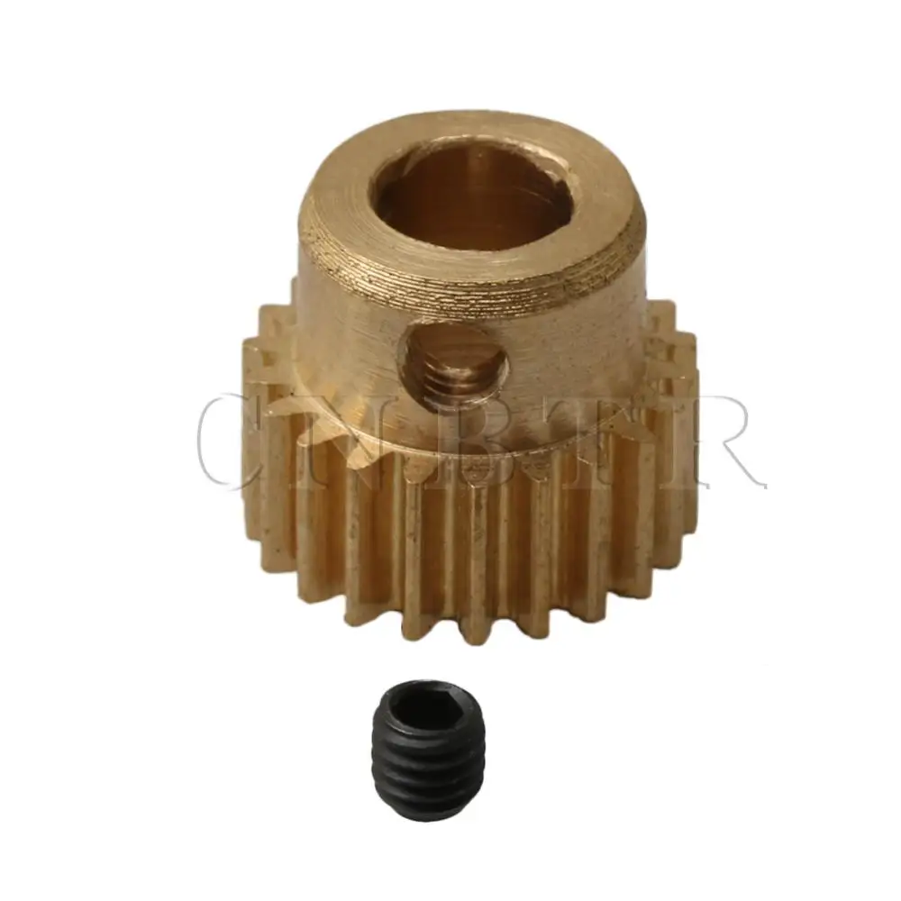 

CNBTR 12x10mm 0.5 Modulus 22T Motor Pinion Gear 5mm Hole Dia for RC Car Models
