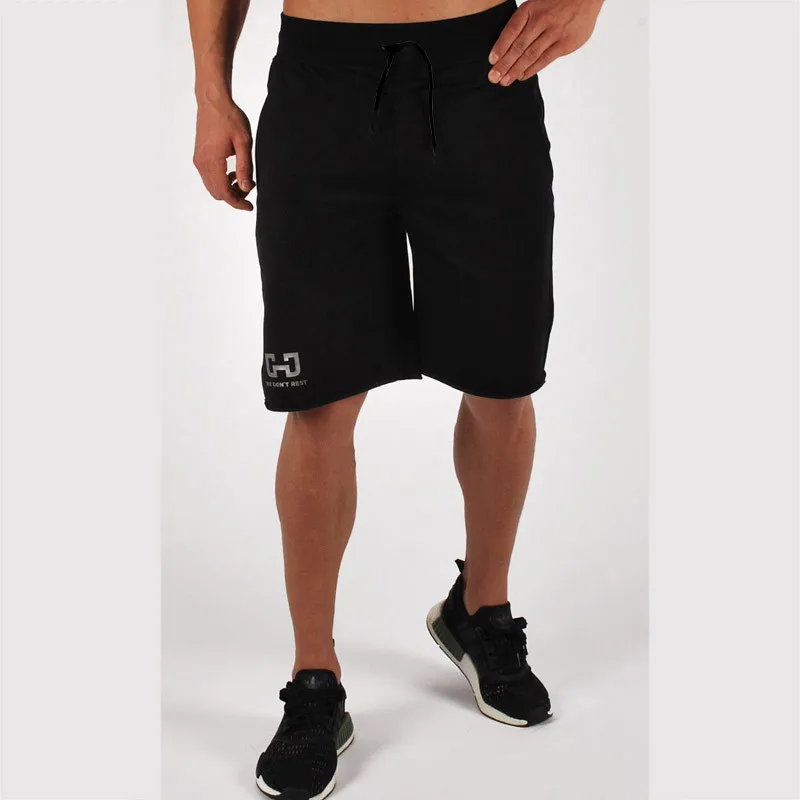Популярные высококачественные мужские повседневные брендовые тренажерные залы мужские шорты для фитнеса профессиональные короткие брюки для бодибилдинга спортивные штаны шорты для фитнеса