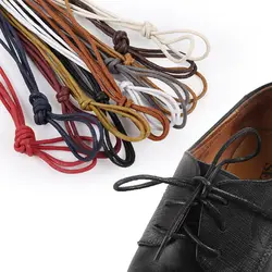 1 пара из вощеного хлопка круглые шнурки для ботинок кожа Водонепроницаемый шнурки Для мужчин Martin Ботинки Шнурки шнурке Длина 90 см