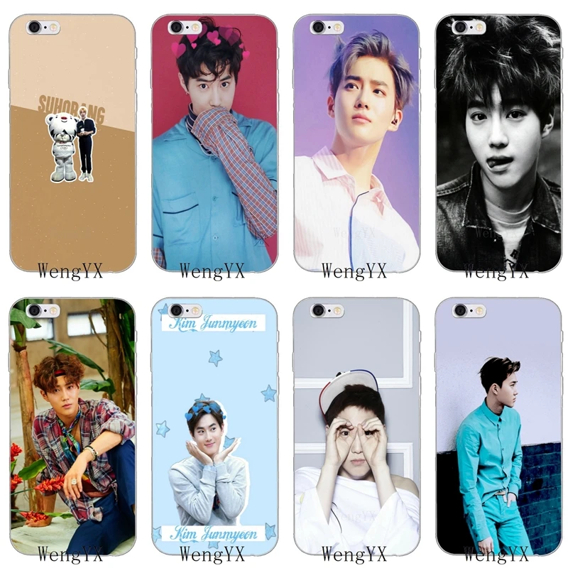 

design Korea kpop EXO group SUHO case For huawei honor 6A 7A 7C 8 8C 8X 9 10 mate 20 P20 Pro lite P9 y6 y7 y9 prime 2018 2019