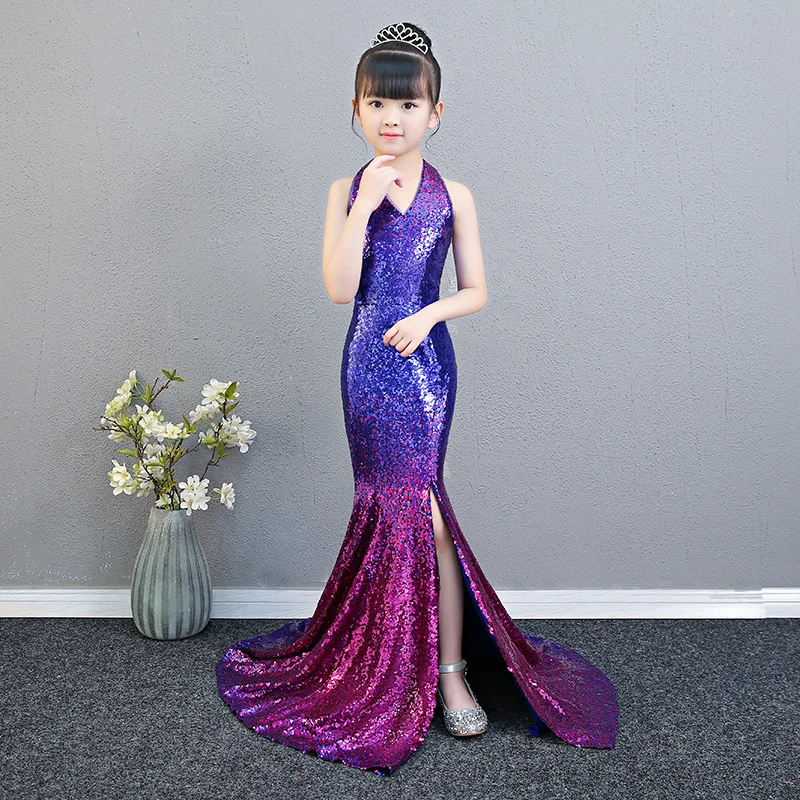 girls mermaid party dress