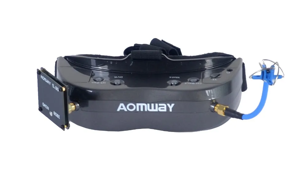 Aomway Commander Goggles V2 3D 5,8G 64Ch 1080P 800X600 SVGA FPV видео гарнитура Поддержка HDMI DVR FOV 45 для модели RC