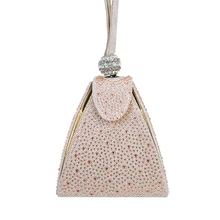 4 цвета Пирамида кристалл вечерняя сумочка кристаллы клатч цепь сумка на плечо женский кошелек(C386