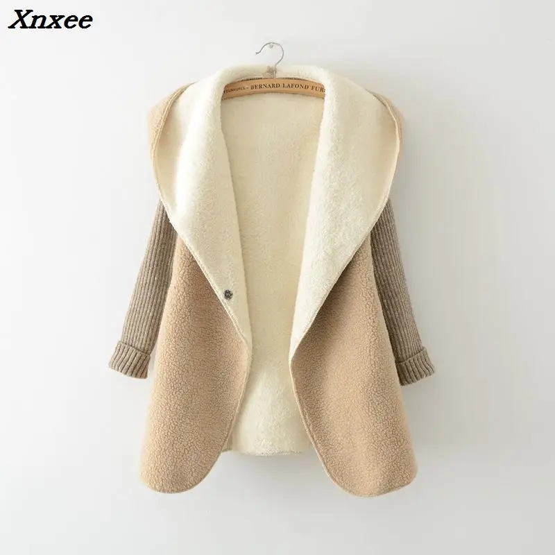 Women Long Cardigans Autumn Winter Open Stitch Poncho