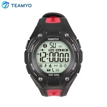 Im freien Wasserdichte Smartwatch Bluetooth Männer Smart Watch Armbanduhr Tragbares Gerät für apple IOS android Telefon Armband Uhr