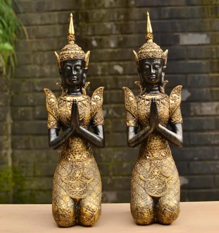 

Southeast Asian Style Buddha Ornaments Home Furnishing Thailand Beauty Museum Decoration Crafts Wedding Gift